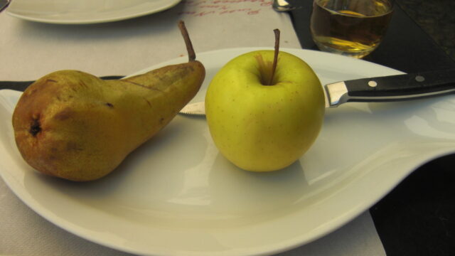 梨とりんご