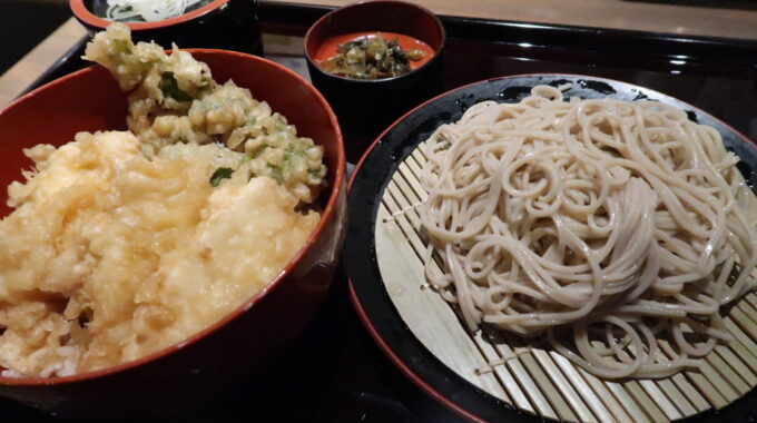 天丼とお蕎麦のセット