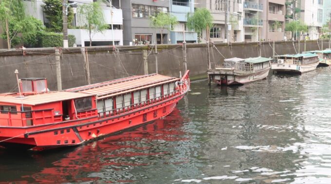 隅田川の船着き場