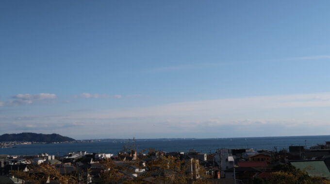 見晴し台からの海の景色